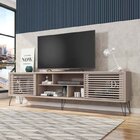 Rack Com Painel Para Tv Até 82 Polegadas 2 Portas 4 Nichos Mu