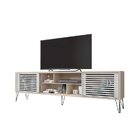 Rack Com Painel Para Tv Até 82 Polegadas 2 Portas 4 Nichos Mu