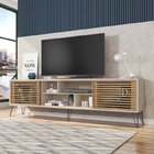 Rack Com Painel Para Tv Até 82 Polegadas 2 Portas 4 Nichos Mu