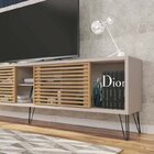 Rack Com Painel Para Tv Até 82 Polegadas 2 Portas 4 Nichos Mu