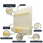 Rack Com Painel Para Tv Até 85 Polegadas 2 Portas Com Led Com