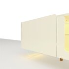 Rack Com Painel Para Tv Até 85 Polegadas 2 Portas Com Led Com