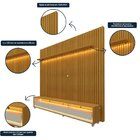 Rack Com Painel Para Tv Até 90 Polegadas 217cmx228,8cm Led 3
