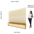 Rack Com Painel Para Tv Até 90 Polegadas 240cmx219cm Led 3 Ga