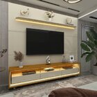 Rack Com Painel Para Tv Até 90 Polegadas 240cmx219cm Led 3 Ga