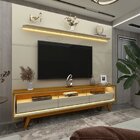 Rack Com Painel Para Tv Até 90 Polegadas 253cmx219cm Led 3 Ga