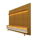 Rack Com Painel Para Tv Até 90 Polegadas Led 3 Gavetas Com Pé