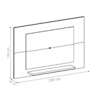 Rack Com Painel Para Tv Avaí Off White Noce