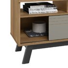 Rack Com Painel Para Tv De Até 60 Polegadas 3 Nichos 2 Portas