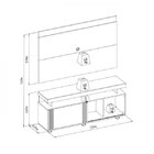 Rack Com Painel Para Tv De Até 60 Polegadas Aracaju Linea Bra