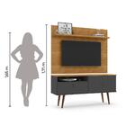 Rack Com Painel Para Tv Retrô De Até 32 Polegadas Yan Cinamom