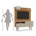 Rack Com Painel Para Tv Retrô De Até 32 Polegadas Yan Cinamom