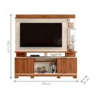 Rack Com Painel Para Tvs 65 Polegadas Tokyo Cinamomo Mel Off