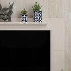 Rack Com Painel Retrô Samba - Off White- Rpm Móveis