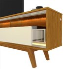 Rack Com Painel Ripado Impressão Ripada Para Tv Até 90 Polega