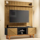 Rack Com Painel Ripado Para Sala Tv Até 60 Pol. 160cm Like H0