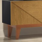 Rack Com Painel Ripado Para Sala Tv Até 60 Pol. 160cm Like H0