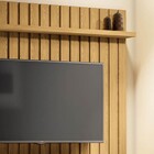 Rack Com Painel Ripado Para Sala Tv Até 60 Pol. 160cm Like H0