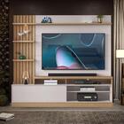 Rack Com Painel Ripado Para Tv 65 Polegadas Freijo Off White