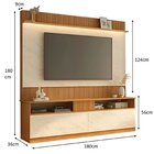 Rack Com Painel Ripado Para Tv 70 Polegadas 172cmx182cm Rio B