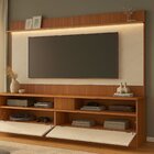 Rack Com Painel Ripado Para Tv 70 Polegadas 172cmx182cm Rio B