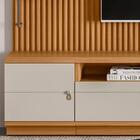 Rack Com Painel Ripado Para Tv 75 Pol. 268cm Golden L06 Natur