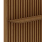 Rack Com Painel Ripado Para Tv Até 55 Polegadas 2 Gavetas Pra