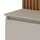 Rack Com Painel Ripado Para Tv Até 55 Polegadas 2 Gavetas Pra