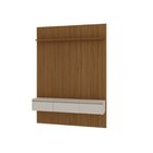 Rack Com Painel Ripado Para Tv Até 55 Polegadas 2 Gavetas Pra