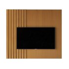 Rack Com Painel Ripado Para Tv Até 58 Polegaas Buriti Com Pés