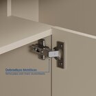 Rack Com Painel Ripado Para Tv Até 75 Polegadas 218cm Com Fit