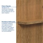 Rack Com Painel Ripado Para Tv Até 75 Polegadas 218cm Com Fit