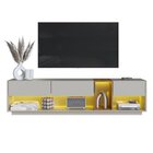 Rack Com Painel Ripado Para Tv Até 75 Polegadas 228,4cmx185,5