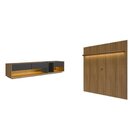 Rack Com Painel Ripado Para Tv Até 75 Polegadas 228,4cmx185,5