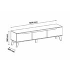 Rack Com Painel Ripado Para Tv Até 75 Polegadas Com Led Impre