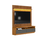 Rack Com Painel Ripado Para Tv Até 75 Polegadas Com Led Natur