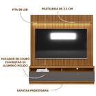 Rack Com Painel Ripado Para Tv Até 75 Polegadas Com Led Natur