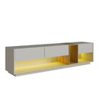 Rack Com Painel Ripado Para Tv Até 75 Polegadas Liverpool Ra8