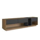 Rack Com Painel Ripado Para Tv Até 75 Polegadas Liverpool Ra8