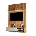 Rack Com Painel Ripado Para Tv Até 84 Polegadas Carvalho Oro/