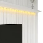 Rack Com Painel Ripado Para Tv Até 84 Polegadas Led 3 Gavetas