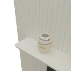 Rack Com Painel Ripado Para Tv Até 84 Polegadas Led 3 Gavetas