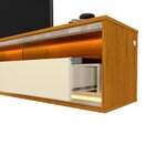 Rack Com Painel Ripado Para Tv Até 90 Polegadas 250cmx230cm L