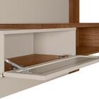 Rack Com Painel Ripado Suspenso 60 Polegadas Pitanga Freijó O