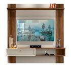 Rack Com Painel Ripado Suspenso 60 Polegadas Pitanga Freijó O