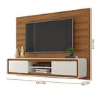 Rack Com Painel Suspenso Channel Nature Off White Fabri Moveis