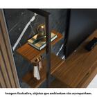 Rack Com Painel Suspenso Maragogi Para Tv De Até 58 - Cinza