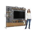 Rack Com Painel Suspenso Maragogi Para Tv De Até 58 - Cinza