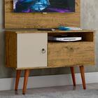 Rack Com Painel Suspenso Nature Off White Patrimar