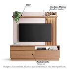 Rack Com Painel Trancoso Para Tv De Até 70 - Freijó/off Whi